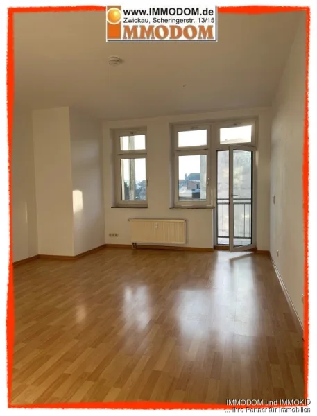 Innenansicht - Wohnung mieten in Zwickau - 3-Zimmer-Wohnung in Zwickau mit EINBAUKÜCHE, BALKON, PERSONENAUFZUG und PKW-Stellplatz zu vermieten!