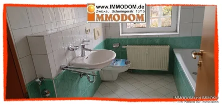 Bad - Wohnung mieten in Zwickau - 3-Zimmer-Wohnung in Zwickau/ Schwanenteichnähe zu vermieten!