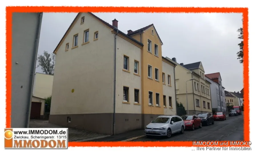 Hausansicht - Wohnung mieten in Zwickau - Moderne 3- bzw. 4-Zimmer-Wohnung mit Gartennutzung in Zwickau/Niederplanitz zu vermieten!