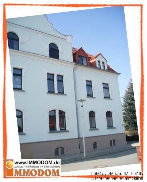 Vorderansicht - Zinshaus/Renditeobjekt kaufen in Zwickau - 1,5-Zi.-Appartement in idyllischer Lage in Zwickau-Crossen zu verkaufen +++ ca. 5 Min. zum VW-Werk in Mosel