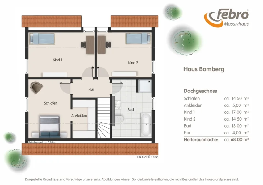 Grundriss Dachgeschoss