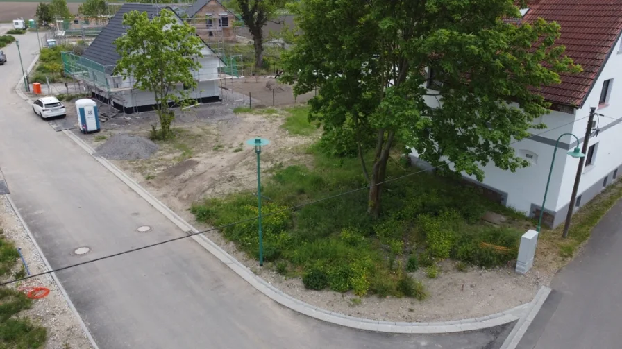 Luftbild Teilfläche 1 - Grundstück kaufen in Wiedemar - IhrBaugrundstück in ländlicher Idylle. Bauen Sie in Wiedemar.