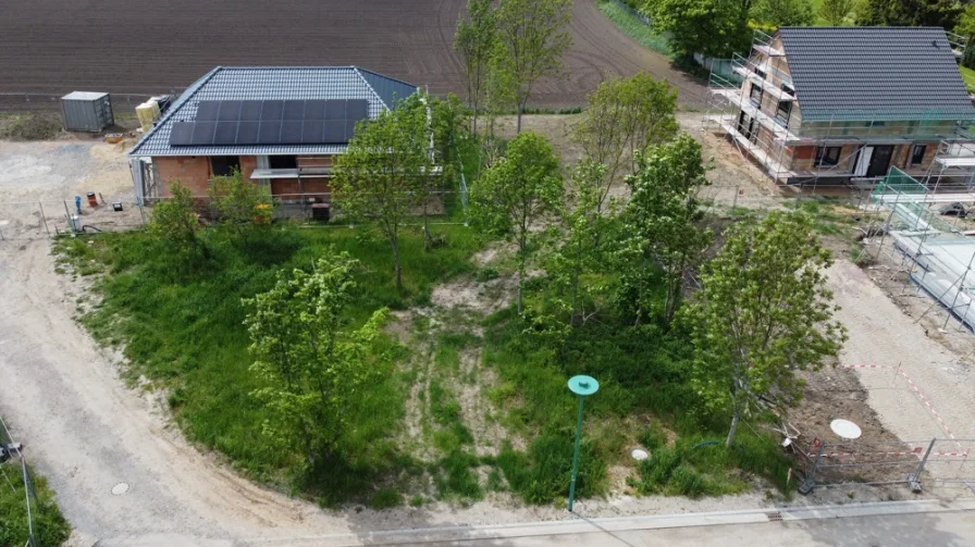 Luftbild Teilfläche 8 - Grundstück kaufen in Wiedemar - **Baugebiet Wiedemar** Hier können Sie sich auf die Zukunft freuen!