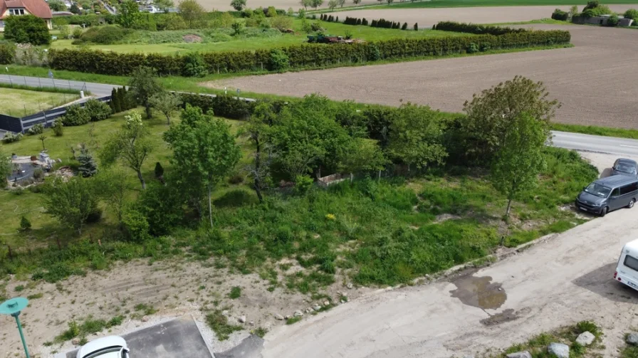 Luftbild Teilfläche 11 - Grundstück kaufen in Wiedemar - Jetzt Grundstück kaufen und mit ScanHaus Ihr Traumhaus planen!
