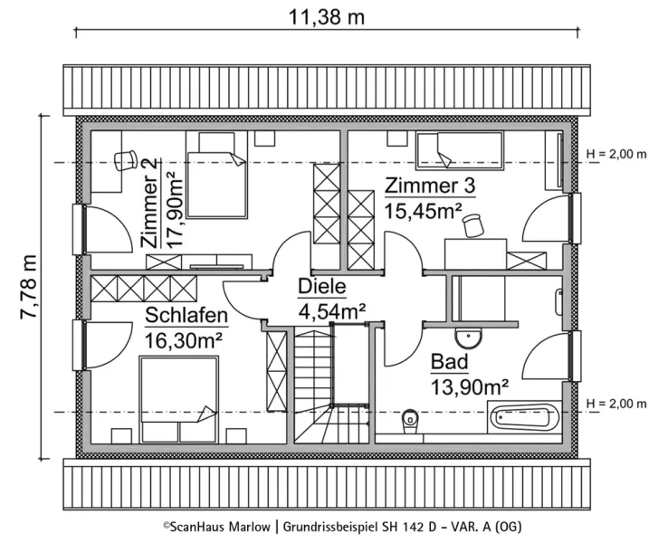 1,5-Geschosser-SH-142-D-2020-A1-Dachgeschoss