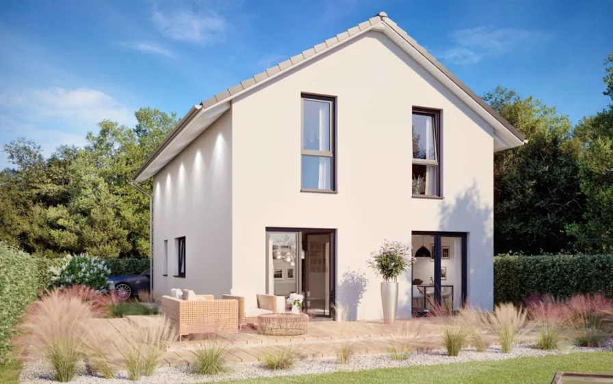 Ansicht_Aktionshaus_3 - Haus kaufen in Kitzscher - Ihr ScanHaus in Kitzscher mit MEGA Bauzins - KfW Förderdarlehen