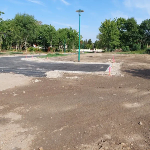 Blick nach Norden-Zufahrt - Grundstück kaufen in Wiedemar - Ihr Baugrundstück in ländlicher Idylle. Bauen Sie in Wiedemar.