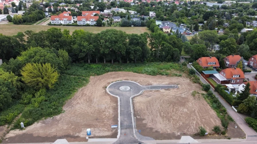 Luftbild_2 - Grundstück kaufen in Aschersleben - Tolles Baugrundstück in grüner Randlage in Aschersleben