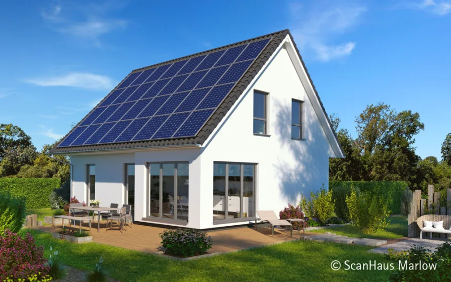 1,5-Geschosser-SH-124-Variante-A-mit-Photovoltaikanlage - Haus kaufen in Wiedemar - Ihr Traumhaus in Wiedemar – jetzt mit attraktivem Bauzins!