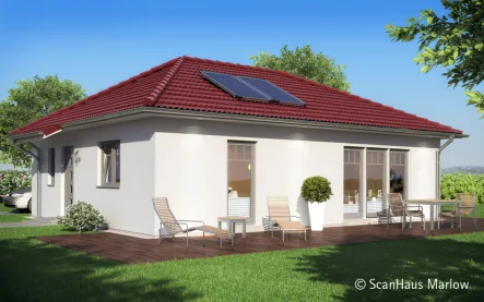 Titelbild - Haus kaufen in Kitzscher - Gestalten Sie Ihr Leben neu – mit einem individuellen Bungalow von ScanHaus.