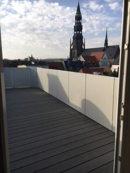 Blick auf Terrasse