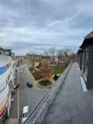 Blick vom französischem Balkon Schlafzimmer