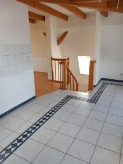 Küche - Wohnung mieten in Zwickau - Außergewöhnliche 3-R-Maisonette-Wohnung mit Loggia ab SOFORT