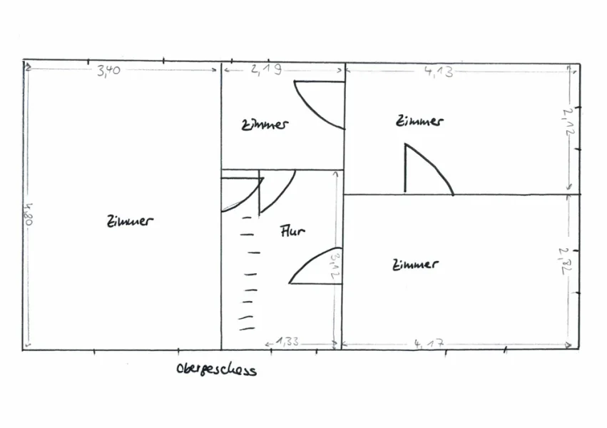 Grundriss Obergeschoss