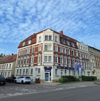 Hausansicht - Wohnung mieten in Schkeuditz - Sehr schöne Maisonette-Wohnung unweit vom Auewald