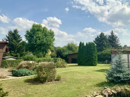 Garten - Grundstück kaufen in Krosigk / Kaltenmark - Der Garten ist schon angelegt, um das Haus kümmern Sie sich