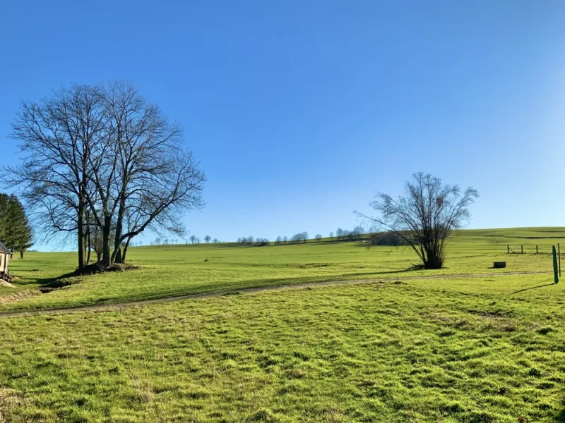 Weitblick in die Umgebung - Grundstück kaufen in Bretnig-Hauswalde - Greifen Sie jetzt zu und sichern Sie sich Ihr Traumgrundstück!