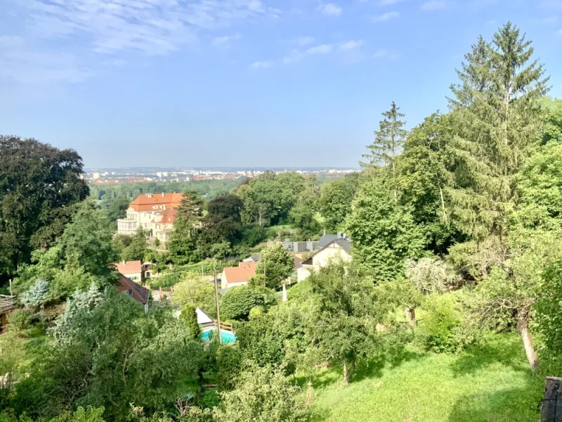 Blick bis zur Stadt Dresden