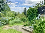 Zugang vom Garten zur Terrasse