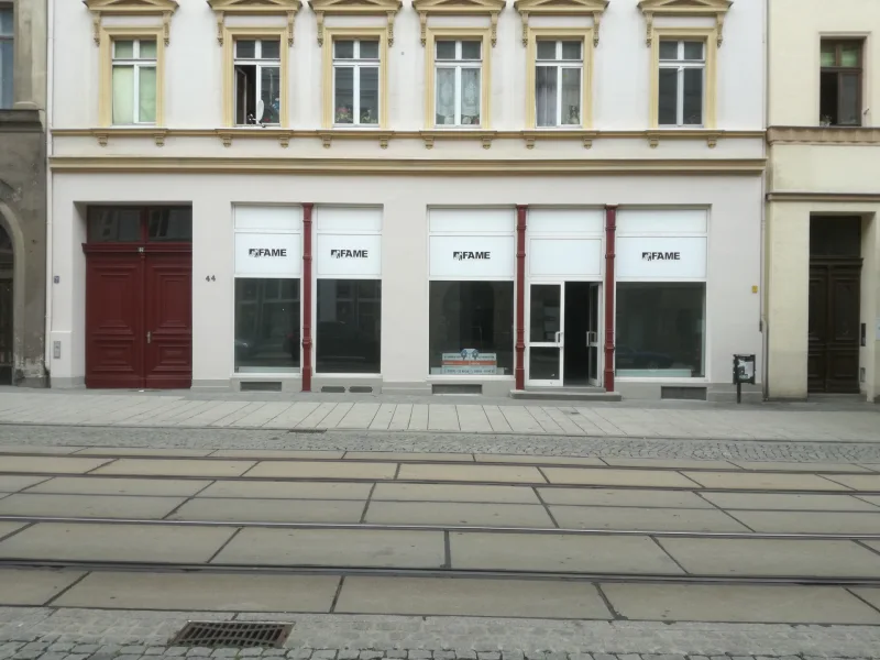 Haus von außen Ber 44 - Laden/Einzelhandel mieten in Görlitz - Gewerbe auf der Haupteinkaufsstraße in Görlitz