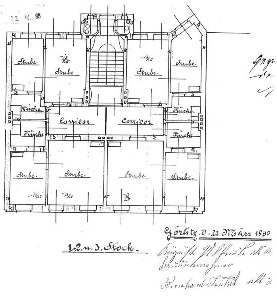 Grundriss 1.-3. Obergeschoss