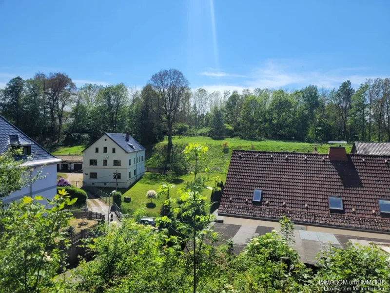 Ausblick vom Garten