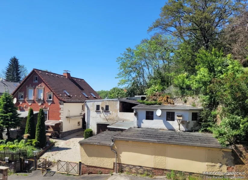 Ansicht - Haus kaufen in Zwickau - PROVISIONSFREI für Käufer*** Einfamilienhaus mit Einliegerwohnung zu verkaufen! VIDEO