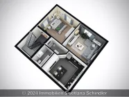 Grundriss Obergeschoss 3D