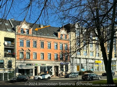 Titelbild - Wohnung mieten in Chemnitz / Gablenz - Dachgeschosswohnung, 4 Zimmer, Hausgarten, Top Infrastruktur