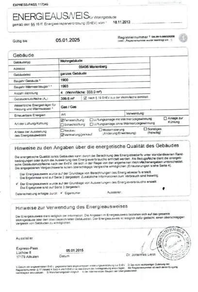 Energieausweis