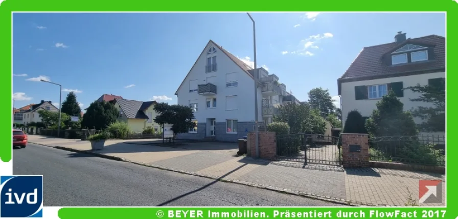 Straßenfront - Haus kaufen in Weixdorf - Gewerbeobjekt für Büro oder Praxis in Airportnähe zu verkaufen