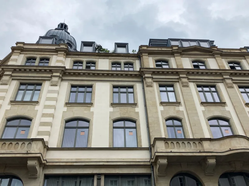 Außenansicht 2. OG - Büro/Praxis mieten in Leipzig - Modernes Büro im historischen Gebäude! Im Herzen von Leipzig! Für Unternehmen mit hohen Ansprüchen!