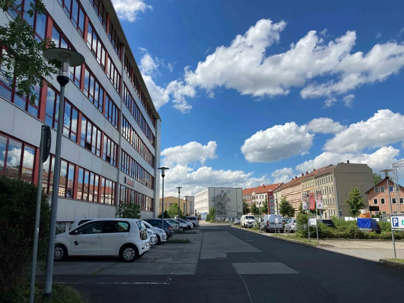 Außenansicht - Büro/Praxis mieten in Leipzig - Moderne, funktionelle Büro-, Produktions- bzw. Bildungseinrichtung im Stötteritzpark