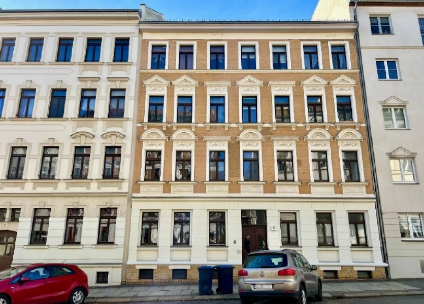 Objektansicht - Wohnung kaufen in Leipzig - SCHICKE 2-RAUM WOHNUNG MIT BALKON IN BEGEHRTER LAGE