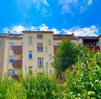 Objektansicht - Wohnung kaufen in Leipzig - BEZUGSFREIE WOHNUNG MIT BALKON IN ZENTRALER LAGE