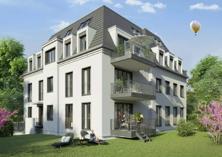 Objektansicht - Wohnung kaufen in Dresden - BLASEWITZ - 2-RAUM WOHNUNG IM ERSTBEZUG
