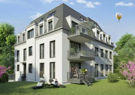 Objektansicht - Wohnung kaufen in Dresden - BLASEWITZ - 2-ZIMMER WOHNUNG IM 2. OG IM ERSTBEZUG