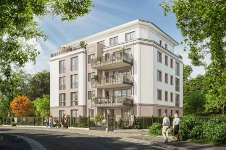 Objektansicht - Wohnung kaufen in Dresden - RUHIGE 4- RAUM WOHNUNG IN BLASEWITZ - ERSTBEZUG