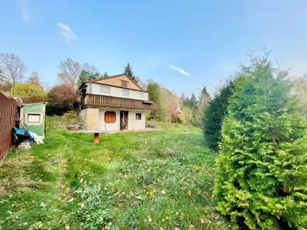 Grundstücksansicht - Haus kaufen in Kreischa - SCHÖNES GARTENGRUNDSTÜCK WARTET AUF NEUE EIGENTÜMER