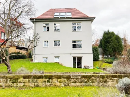 Rückansicht - Haus kaufen in Dresden - SCHÖNE STADTVILLA - TEILBAR IN MEHRERE EINHEITEN