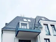 Blick zur Wohnung