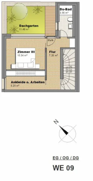 Grundriss Dachgeschoss