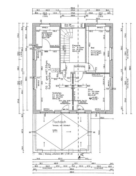 Grundriss 1. Etage