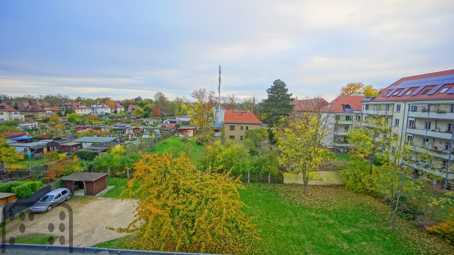 Weiter Blick aus dem Fenster - kein gegenüberliegendes Haus