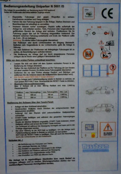 Bedienungsanleitung - Technische Daten