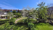 Blick vom Balkon der Maisonette-Gewerbeeinheit