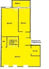 Grundriss Einheit 26 (= obere Etage der Maisonette Gewerbeeinheit)