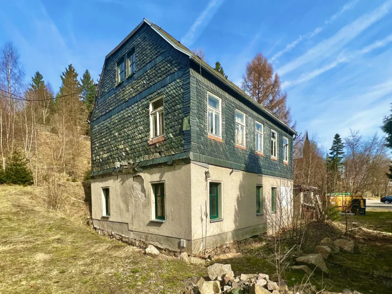 Seitenansicht - Haus kaufen in Tannenbergsthal - Wohnen Sie dort, wo andere Urlaub machen
