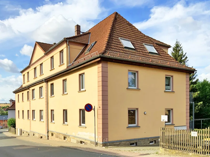 Hausansicht - Wohnung kaufen in Zwickau - Ihre neue Kapitalanlage - vermietet und in grüner Lage