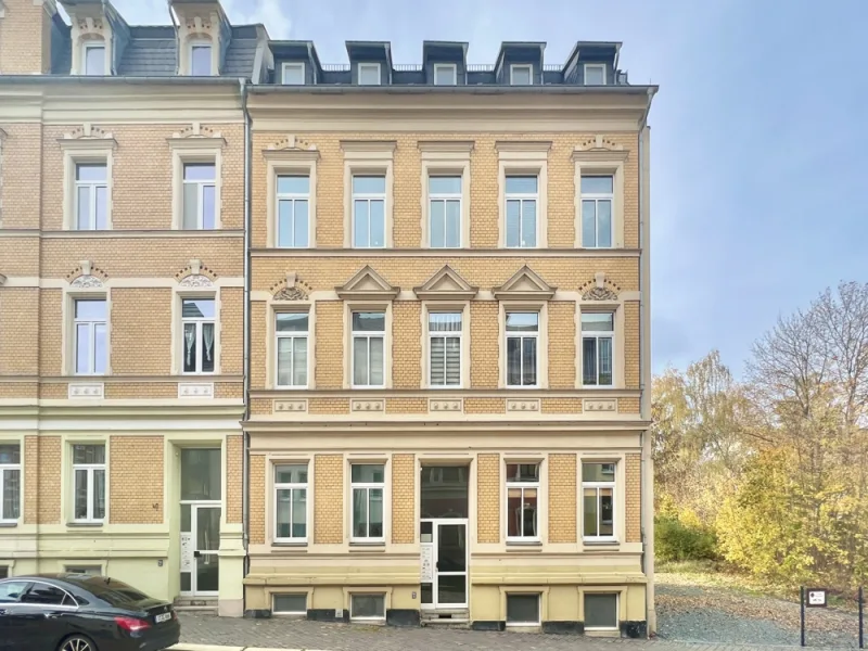 Frontansicht - Wohnung kaufen in Plauen - Nutzen Sie die Chance zur Kapitalanlage